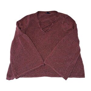 American Eagle Women's Extra Large (XL) Pink Sweater Wide Sleeve